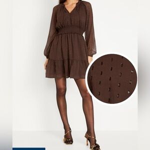 🆕 Old Navy Waist-Defined Shine Mini Dress (NWT)
